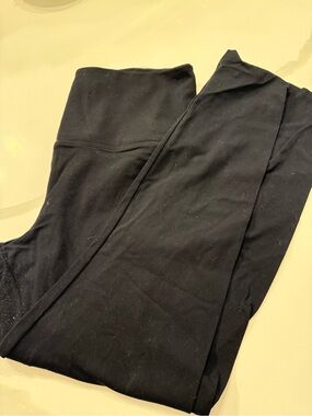 Women's Tuff Athletics Activewear  Leggings  Size XL Black Nylon Blend See Photo